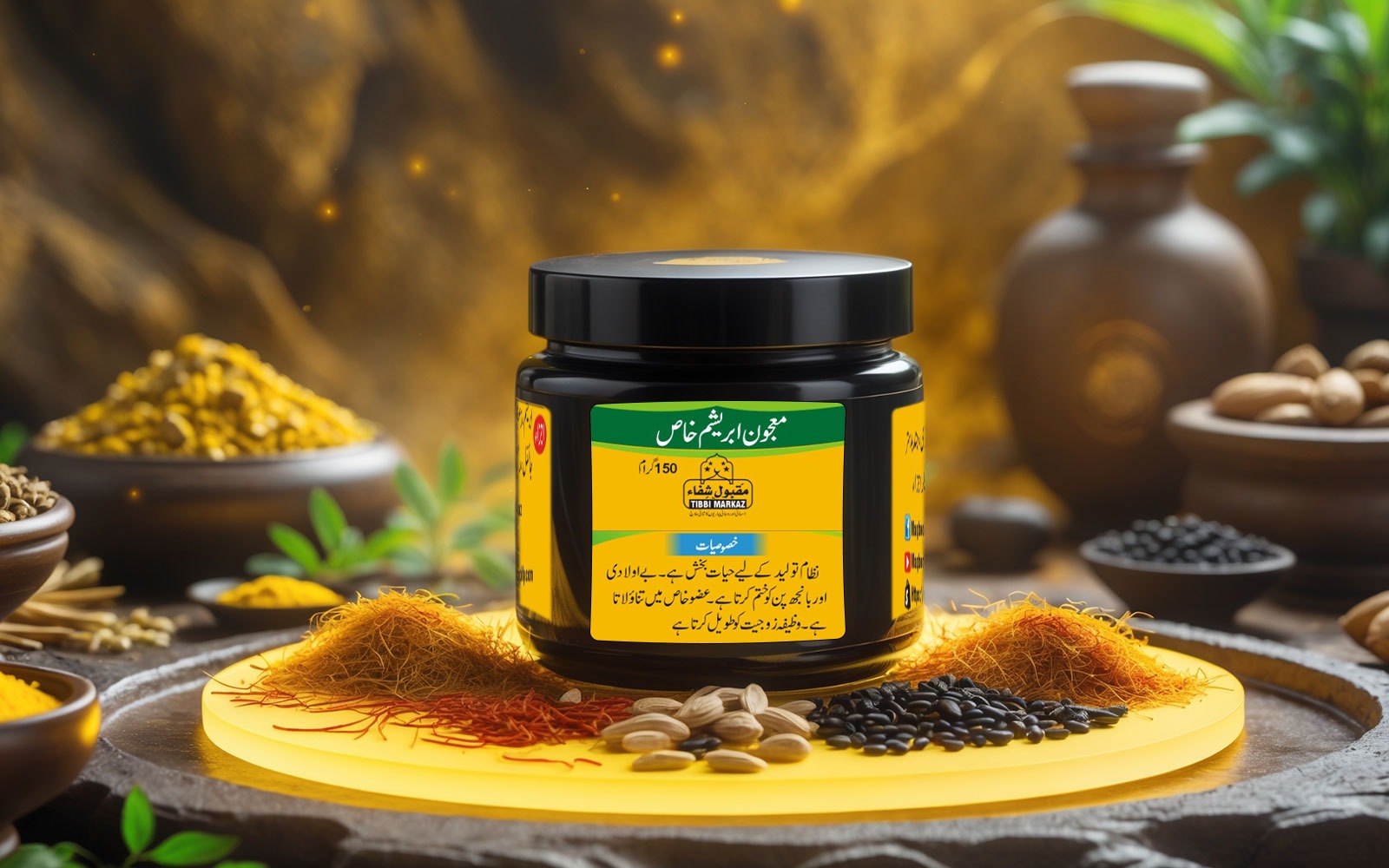 MAJOON ABRASHAM KHAS - Strengthen The Body Nerves- To Strong the Kidney Functions and Reproductive System